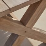 Charlotte 6 Seater Wooden Garden Dining Set with 4 Shiro Cushioned Chairs & Bench - Image 13