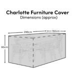 Extra Large Rectangular Garden Furniture Cover - Image 7