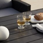 Aston 9 Seater Outdoor Sofa Dining Set with Polywood Table Top - Black - Image 3