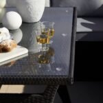 Aston 9 Seater Rattan Garden Corner Sofa Set - Black - Image 4