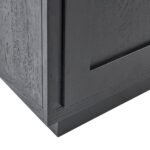 Astrid 3 Door Large Sideboard - Black Oak - Image 13