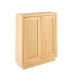 Astrid 2 Door Small Sideboard - Whitewash Oak - Image 11