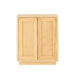 Astrid 2 Door Small Sideboard - Whitewash Oak - Image 12