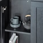 Astrid 2 Door Small Sideboard - Black Oak - Image 3