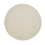 Atcham Clay/Natural Round Rug Wool with Cotton  - 150cm - Image 2