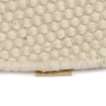 Outlet - Atcham Clay/Natural Round Rug Wool with Cotton  - 150cm - Image 5