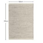 Outlet - Atcham Clay Marl Wool & Cotton Rug - 120 x 170cm - Image 10