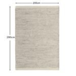 Outlet - Atcham Clay Marl Wool with Cotton Rug - 200x290cm - Image 8