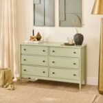 Aubrey 6 Drawer Chest of Drawers - Pistachio Green - Image 13
