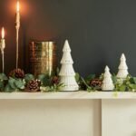 Bergen Small Ceramic LED Light Up Tree - White