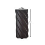 Outlet - Bianca Black Concrete Side Table - Image 7