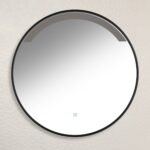 Kimbridge Black Bathroom Mirror - with LED Lights