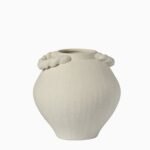 Bayswater 18cm Ceramic Vase with Handles - Beige - Image 6