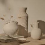 Bayswater 18cm Ceramic Vase with Handles - Beige - Image 2