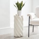 Bianca Pearl Terrazzo Concrete Side Table - Image 2