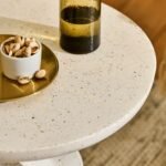 Bianca Round Side Table - Paprika Mother of Pearl Terrazzo - Image 3