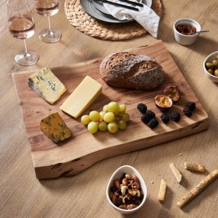Bosco 50x35cm Wooden Serving Board - Natural