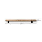 Outlet - Bosco Natural Acacia Wall Shelf - 100cm - Image 6