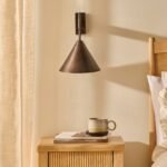 Outlet - Brockhill Large Metal Wall Light - Bronze - Image 2
