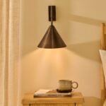 Brockhill Large Metal Wall Light - Bronze