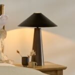 Outlet - Brockhill 51cm Metal Table Lamp - Bronze
