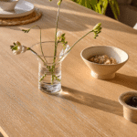 Carter Whitewash Rectangular Dining Table with 2 Carter Whitewash Dining Benches - Image 4
