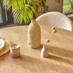 Carter Round Wooden Dining Table - Whitewash Oak - Image 4