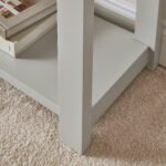 Chatsworth Linen Grey 2 Drawer Console Table - 120cm - Image 7