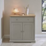 Chatsworth 2 Door Small Sideboard - Linen Grey
