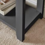 Outlet - Chatsworth Slate Grey 2 Drawer Console Table - 120cm - Image 5