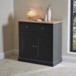 Outlet - Chatsworth 2 Door Small Sideboard - Slate Grey - Image 2