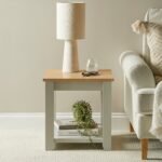 Outlet - Chatsworth Side Table - Linen Grey