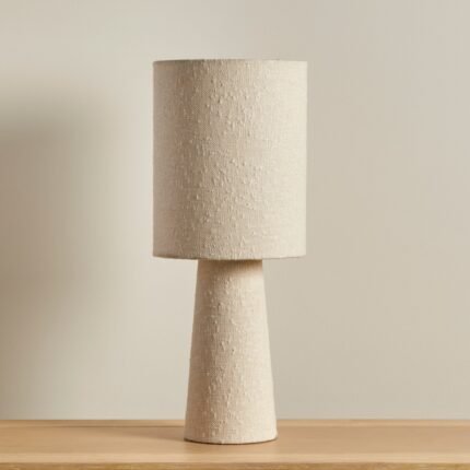 Chattendon 50cm Table Lamp - Ivory Boucle