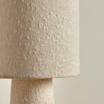 Outlet - Chattendon 50cm Table Lamp - Ivory Boucle - Image 3