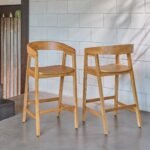 Outlet - Ella Bar Stool - Classic Oak