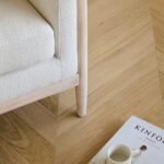 Carter Beige Boucle Occasional Armchair - Whitewash Legs - Image 7