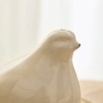 Cali 10cm Ceramic Bird Ornament - Off White - Image 5