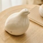 Cali 10cm Ceramic Bird Ornament - Off White - Image 3