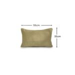 Camber 35x55cm Garden Scatter Cushion Cover - Sage Green with Green Piping - Image 7