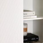 Jack Geometric Large Shoe Cabinet - 2 Door - White - Image 6