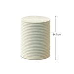 Outlet - Carlotta Pearl Terrazzo Round Concrete Side Table - Image 7