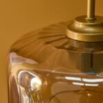 Carrick 22cm Glass Pendant Light - Gold - Image 4