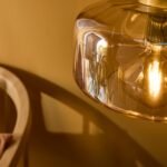 Carrick 22cm Glass Pendant Light - Gold - Image 6