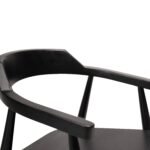 Carter Black Dining Armchairs - Set of 2 - Image 8