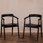Carter Black Dining Armchairs - Set of 2