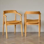 Outlet - Carter Pale Oak Dining Armchairs - Set of 2 - Image 2