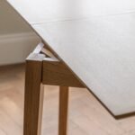 Charlie Pale Oak Extendable Dining Table Set - 4 Seater - Woven Pale Oak Dining Chairs - Image 4