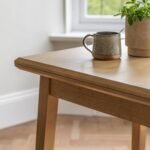 Charlie Pale Oak Extendable Dining Table Set - 4 Seater - Woven Pale Oak Dining Chairs - Image 5