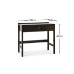 Charlie Noir Black Dressing Table - Image 10