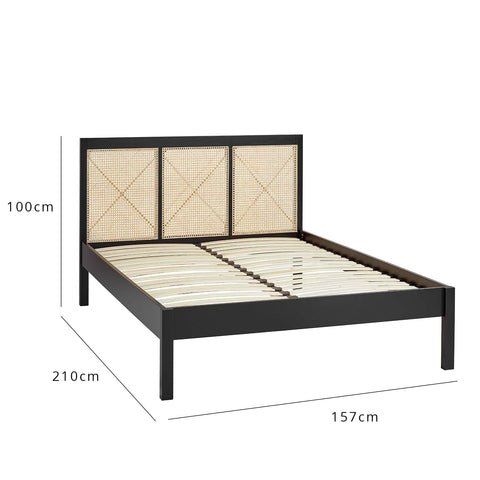 Charlie King Size Bed Frame - Black 1 Charlie king size bed frame - Black
